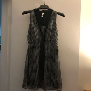 Black and white dress